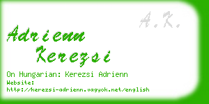 adrienn kerezsi business card